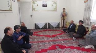 دیدار با خانواده شهید بسیجی محمدعلی رضایی مقدم به مناسبت گرامیداشت هفته دفاع مقدس 4