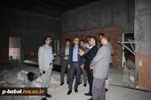 بازدید مدیر کل دفتر فنی و طرح های عمرانی دانشگاه فنی و حرفه ای از دانشکده فنی و حرفه ای پسران بابل  6