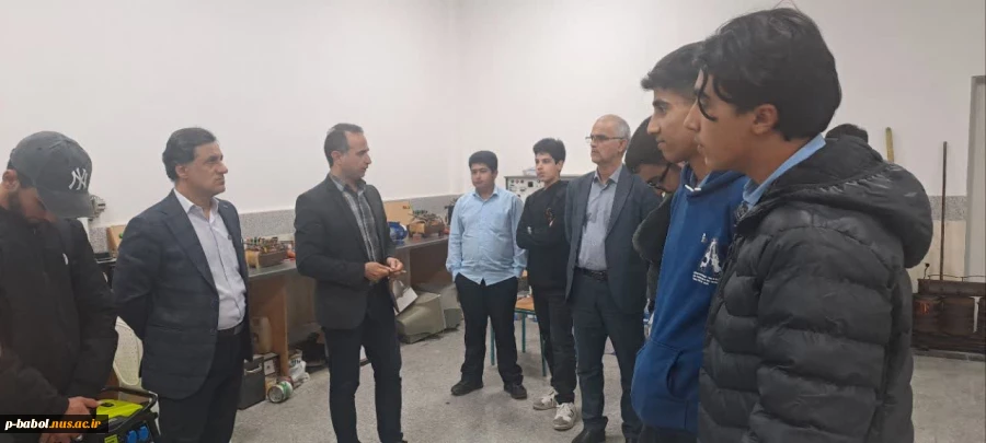 «بازدید دانش‌آموزان مدرسه شایستگان از دانشگاه ملی مهارت واحد پسران بابل» 6