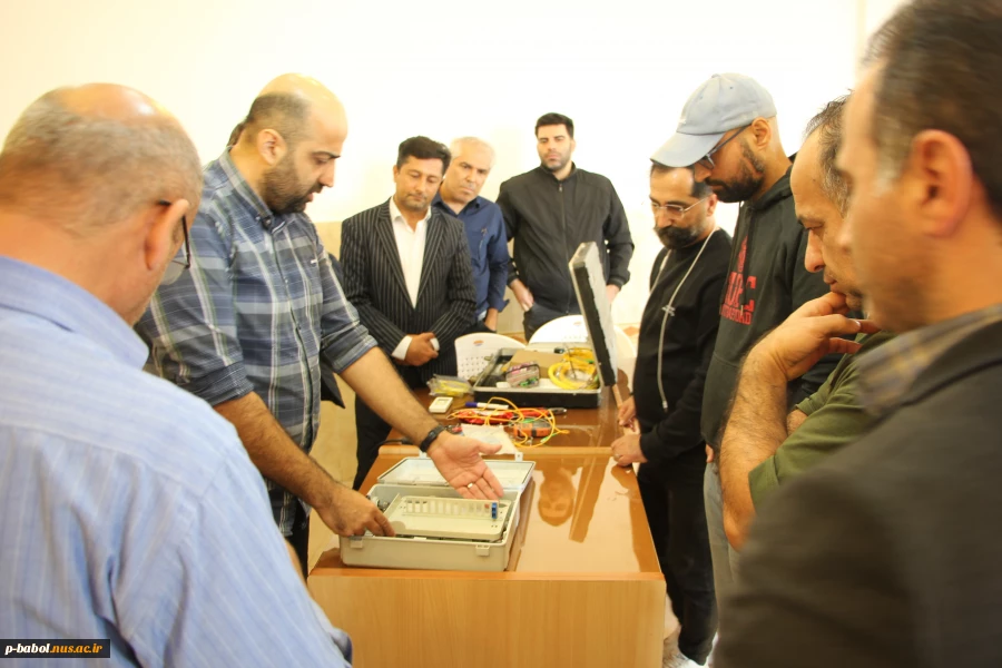 برگزاری دروه آموزشی فیبر نوری در دانشگاه ملی مهارت واحد پسران بابل 2