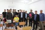 تقدیر از اساتید با حضور صمیمانه ریاست و همکاران معاونت آموزشی دانشگاه ملی مهارت واحد پسران بابل در کلاسها 8