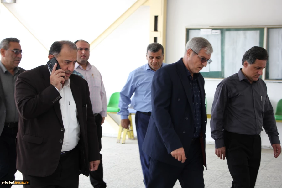 بازدید جناب دکتر فاطمی نماینده محترم شهرستان بابل از دانشکده ملی مهارت پسران بابل 3