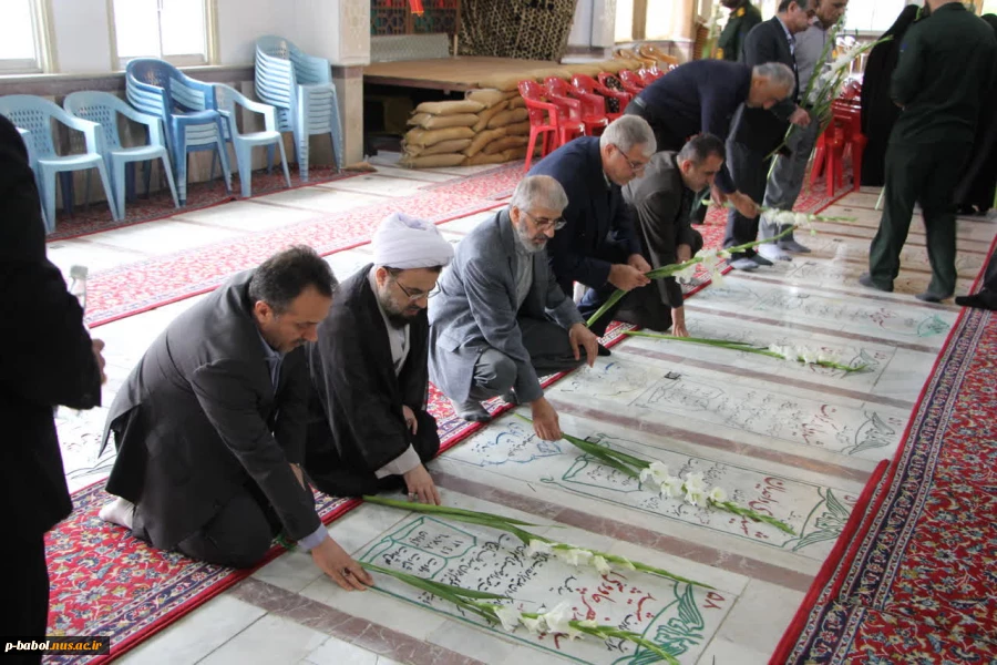 به مناسبت آغاز هفته دفاع مقدس در دانشکده ملی مهارت پسران بابل 5