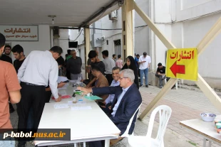گزارش تصویری بازدید ریاست محترم آموزشکده از روند ثبت نام نودانشجویان 2
