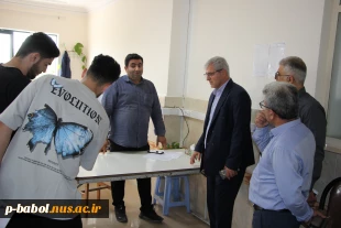 گزارش تصویری بازدید ریاست محترم آموزشکده از روند ثبت نام نودانشجویان 5