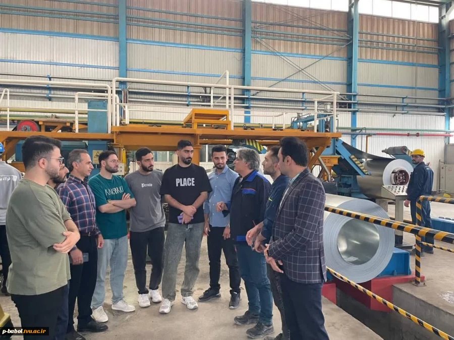 بازدید علمی دانشجویان مهندسی برق دانشگاه ملی مهارت پسران بابل از گروه صنعتی فولاد بهمن
 11