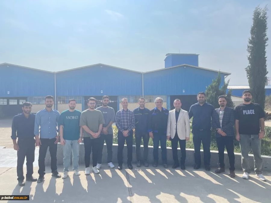 بازدید علمی دانشجویان مهندسی برق دانشگاه ملی مهارت پسران بابل از گروه صنعتی فولاد بهمن
 2