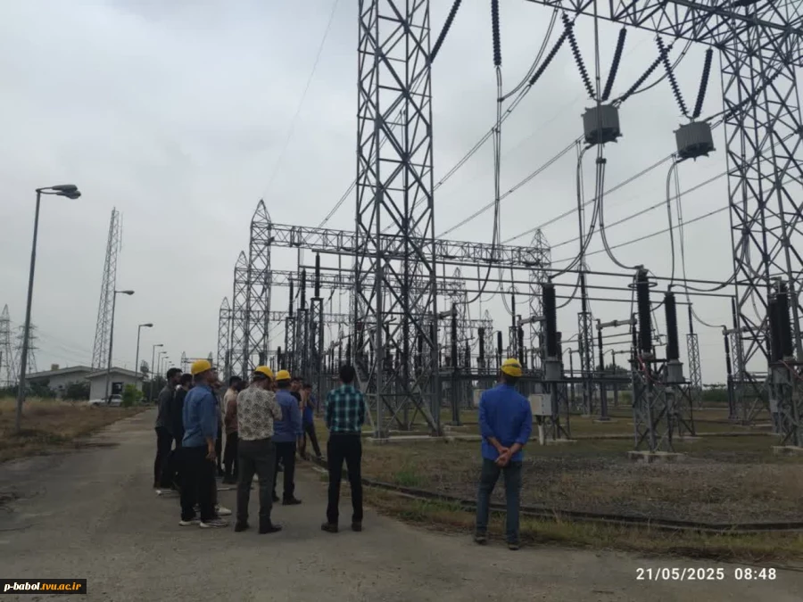 بازدید علمی دانشجویان مهندسی برق دانشگاه ملی مهارت پسران بابل از گروه صنعتی فولاد بهمن
 7