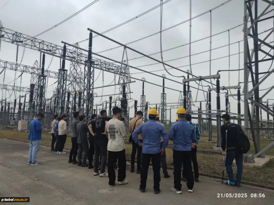 بازدید علمی دانشجویان مهندسی برق دانشگاه ملی مهارت پسران بابل از گروه صنعتی فولاد بهمن
 10
