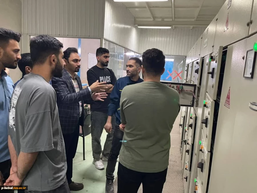 بازدید علمی دانشجویان مهندسی برق دانشگاه ملی مهارت پسران بابل از گروه صنعتی فولاد بهمن
 11
