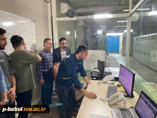 بازدید علمی دانشجویان مهندسی برق دانشگاه ملی مهارت پسران بابل از گروه صنعتی فولاد بهمن 3