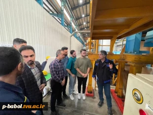 بازدید علمی دانشجویان مهندسی برق دانشگاه ملی مهارت پسران بابل از گروه صنعتی فولاد بهمن 4