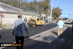 انجام روکش آسفالت خیابان دانشجو 2