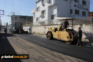 انجام روکش آسفالت خیابان دانشجو 3