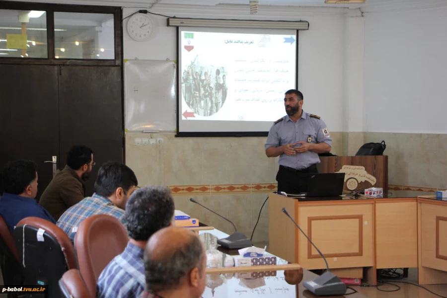 برگزاری دوره پدافند غیرعامل در دانشکده ملی مهارت پسران بابل  2