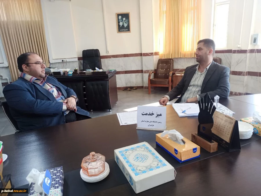 بازدید رئیس دانشگاه ملی مهارت مازندران از دانشکده پسران بابل
 10