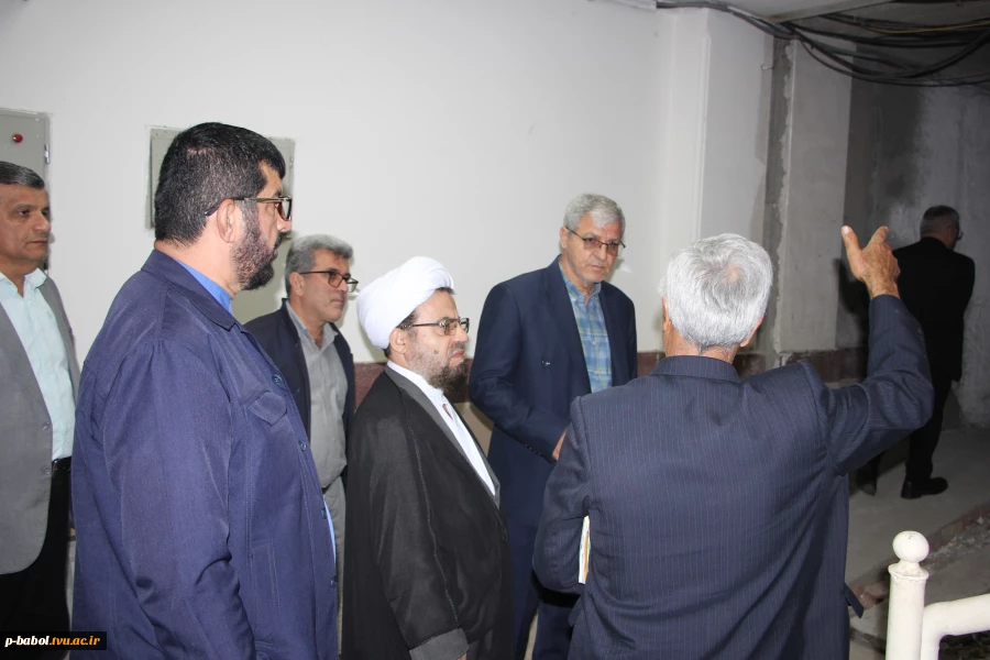 حضور امام جمعه محترم شهر امیرکلا حاج آقا بابائیان در دانشگاه ملی مهارت پسران بابل 5