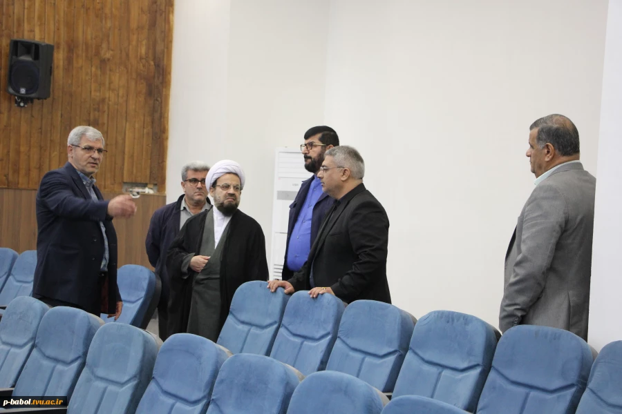 حضور امام جمعه محترم شهر امیرکلا حاج آقا بابائیان در دانشگاه ملی مهارت پسران بابل 6