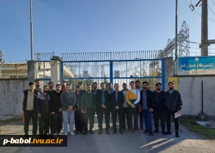 بازدید علمی دانشجویان رشته برق دانشگاه ملی مهارت واحد پسران بابل از پست 20/63/230 کیلو ولت بابل 2