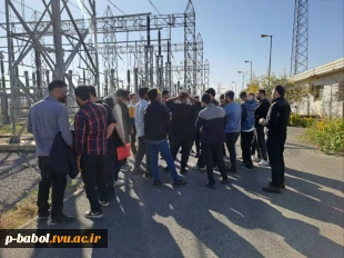 بازدید علمی دانشجویان رشته برق دانشگاه ملی مهارت واحد پسران بابل از پست 20/63/230 کیلو ولت بابل 4